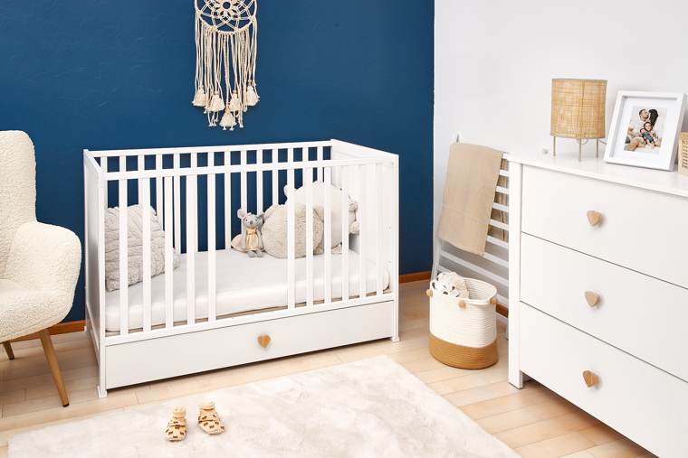 LITTLE HEART 120×60 Babybedje met Lade