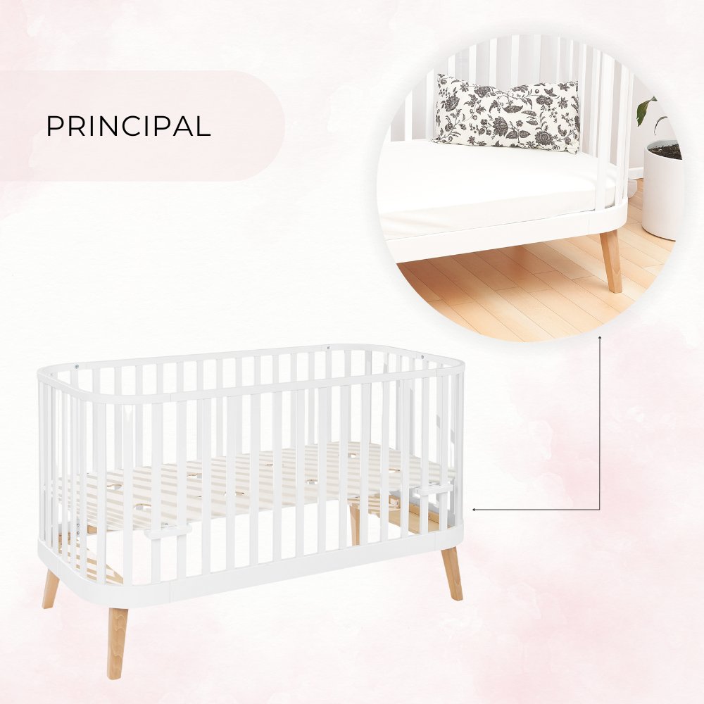 Principal kinderbed wit met sfeerbeeld