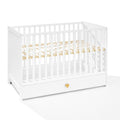 Lieve babybed met lade 120x60 – vooraanzicht