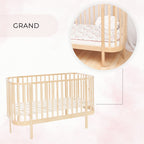 Grand kinderbed hout detail met sfeerbeeld