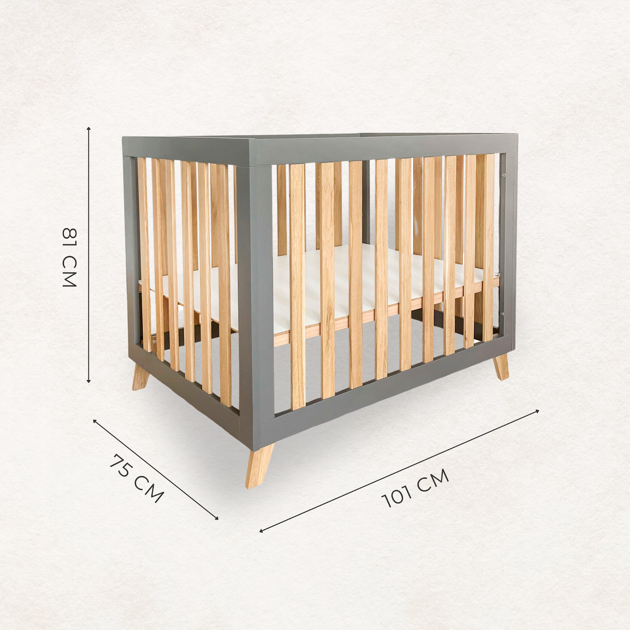 Speelbox massief eiken – sfeerbeeld kinderkamer
