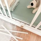 Tipi Dreamy babybed met lade en wieltjes – maattekening