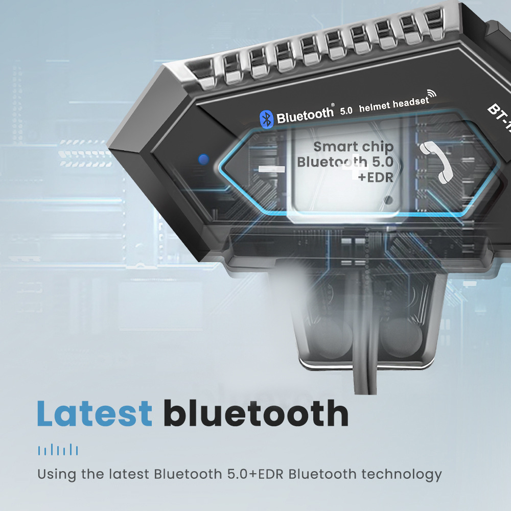 Bluetooth headset motorhelm - foto 7