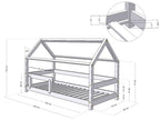 Maattekening Duin huisbed