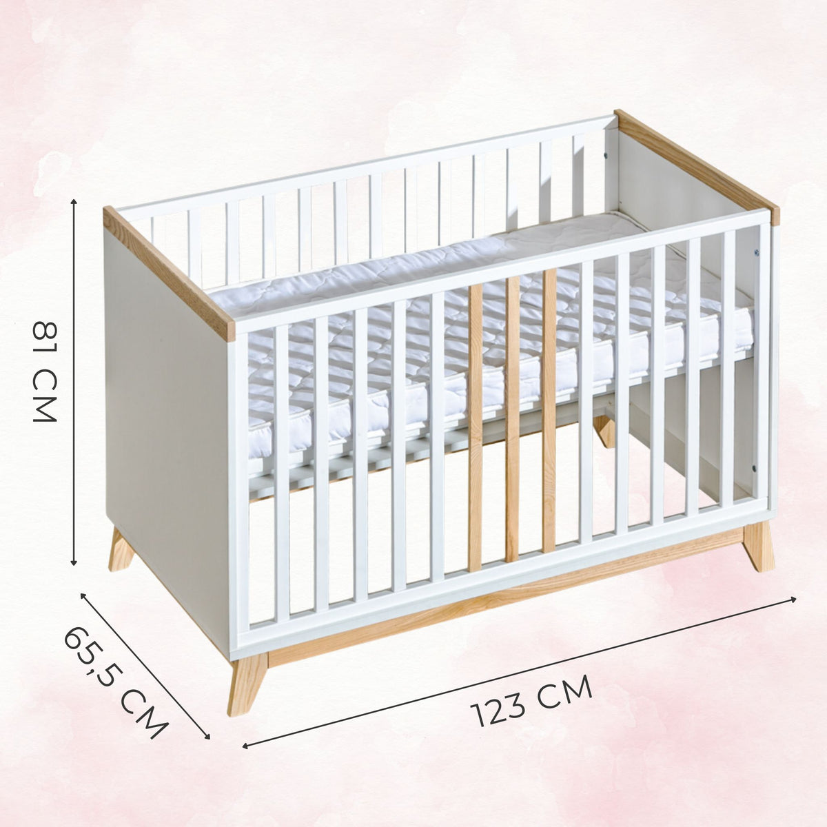 Fjord babybed met sofafunctie – sfeerbeeld