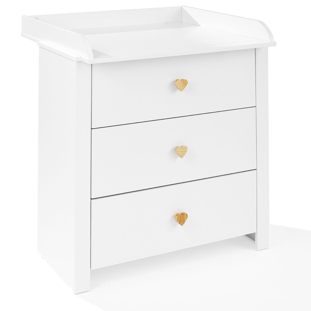 Lieve commode met verschoonblad – vooraanzicht