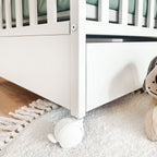 Lux babybed met lade en wieltjes – maattekening