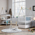 Tipi Dreamy babybed met lade en wieltjes – lade