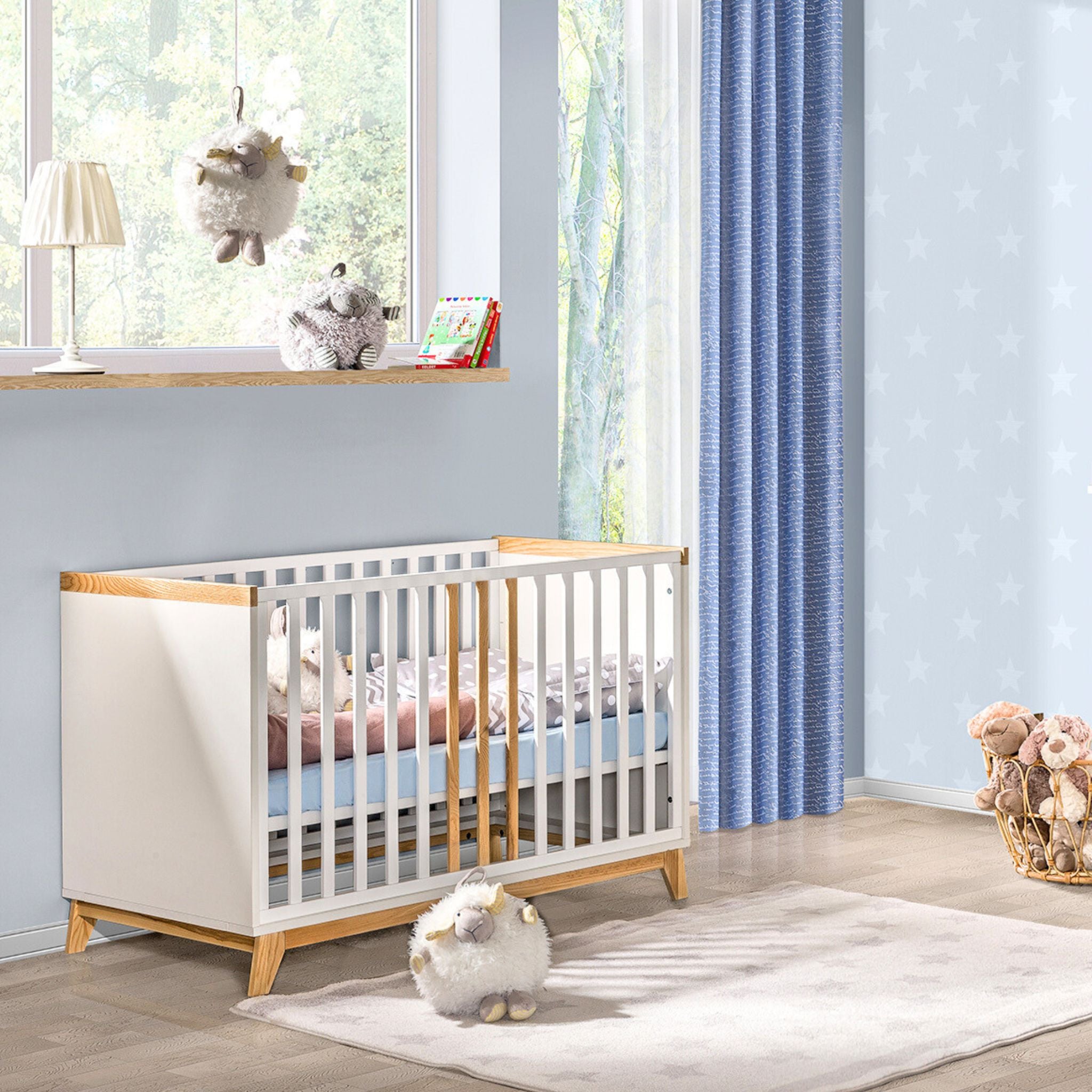 Fjord babybed met sofafunctie – sofastand