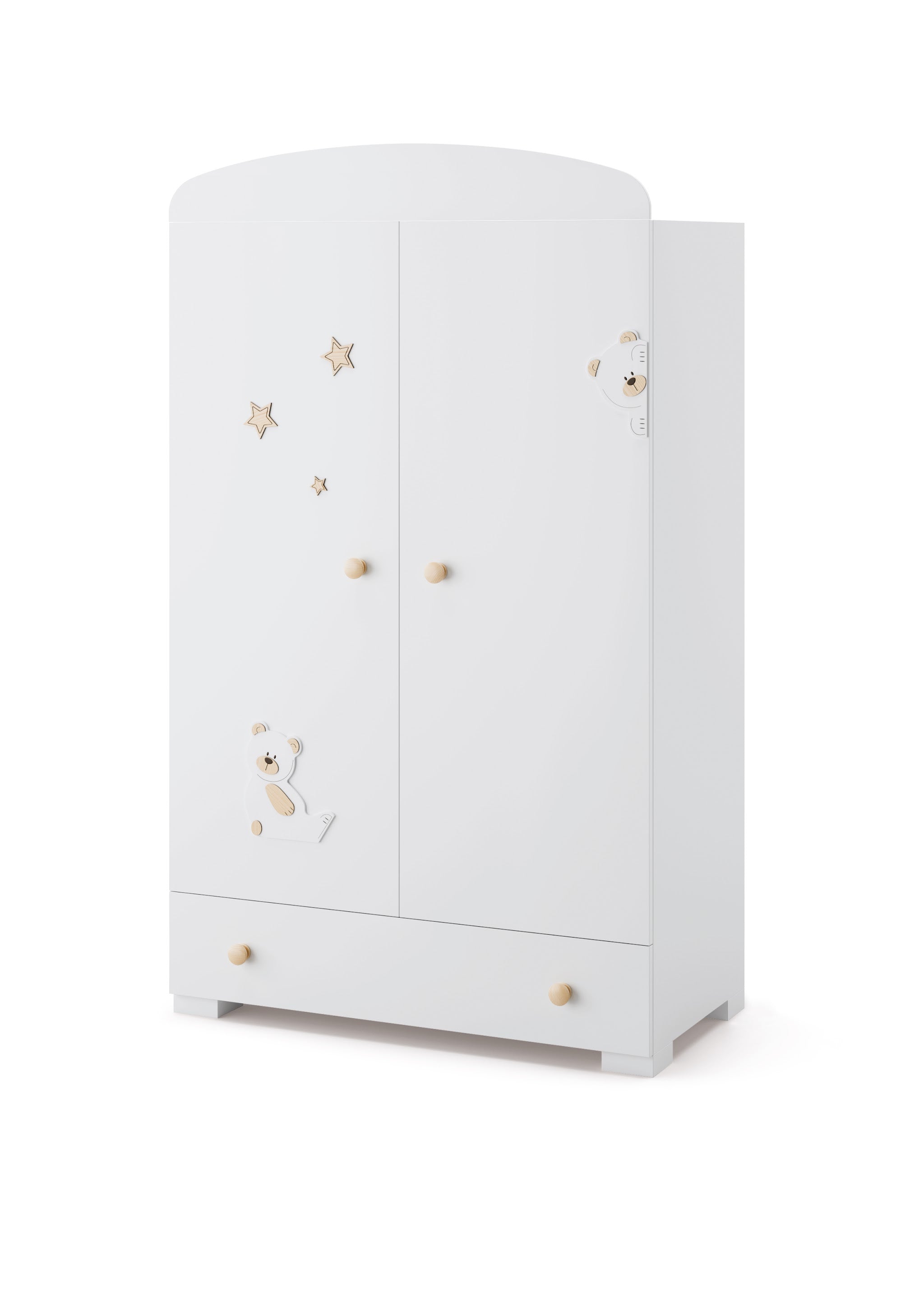 Tijn kledingkast voor de babykamer