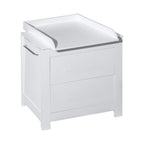 Badcommode wit – uitschuifbaar babybad open