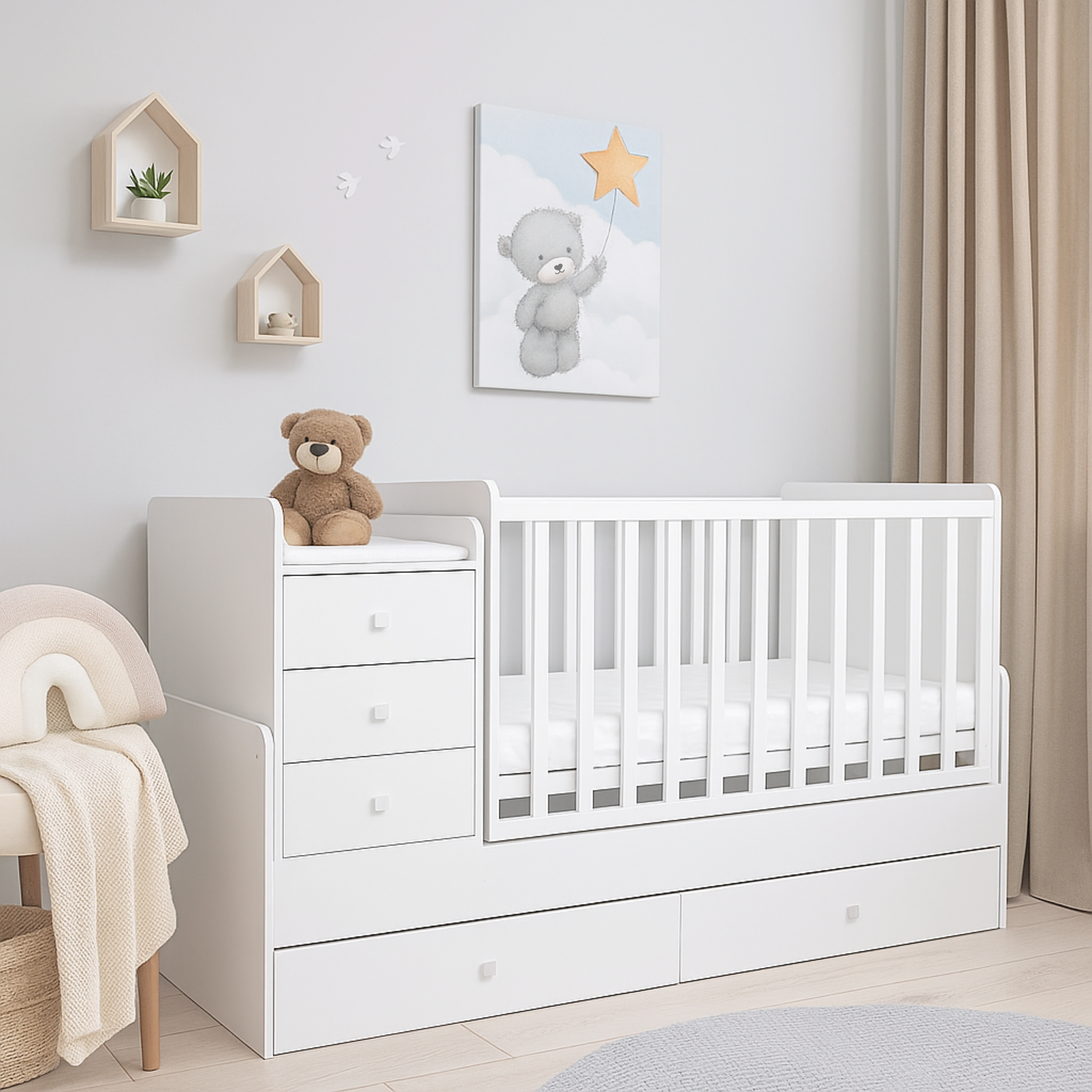 Smart meegroeibed 4-in-1 – zijaanzicht