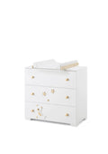 Tijn commode met uitgeschoven verzorgingsblad