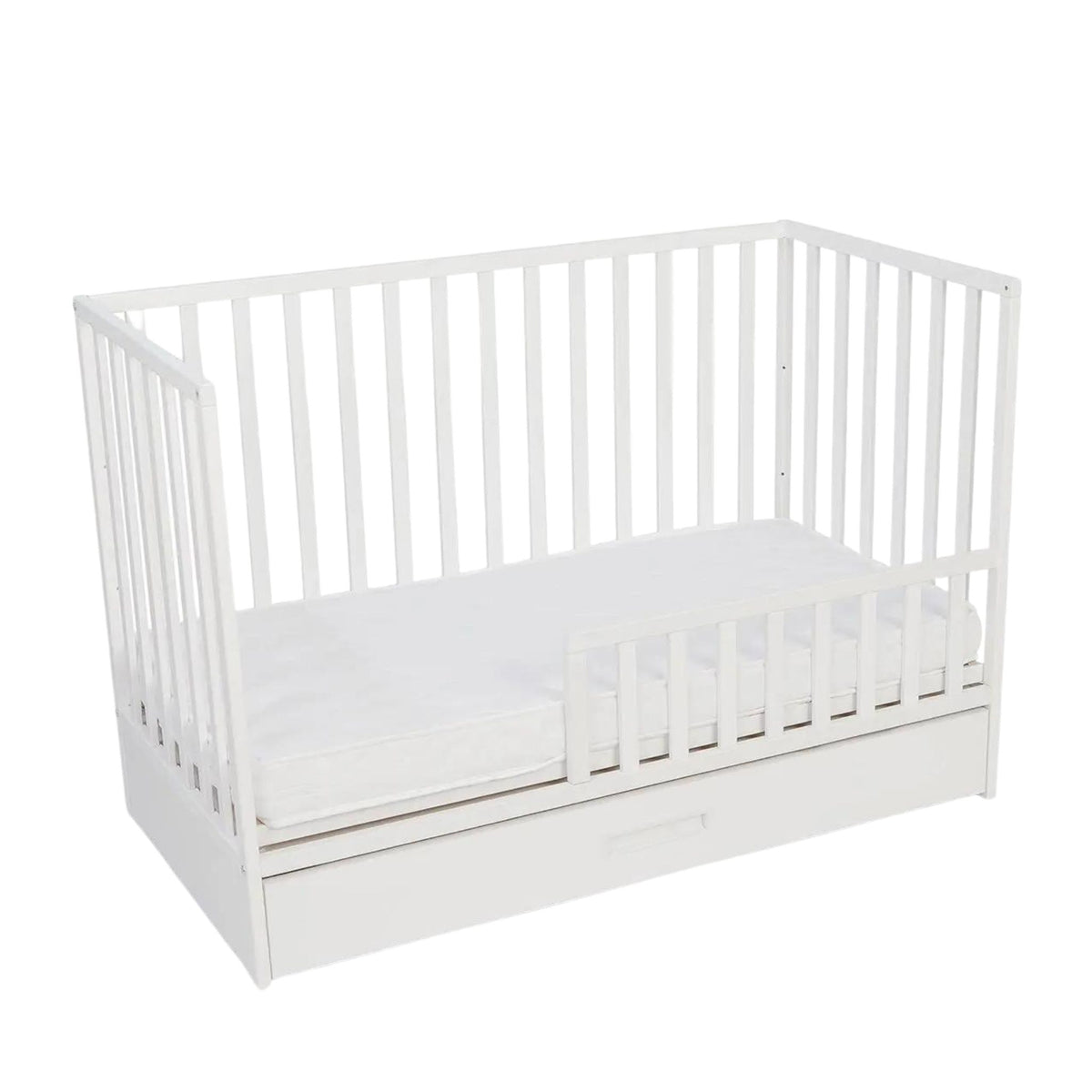 Lux babybed met lade en wieltjes – sfeerbeeld