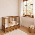 Dodi massief eiken babybed met lade – detail lade
