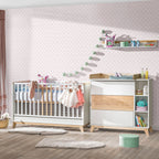 Fjord commode met verschoonblad – sfeer kinderkamer