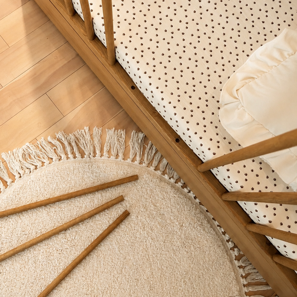 Dodi massief eiken babybed met lade – functie