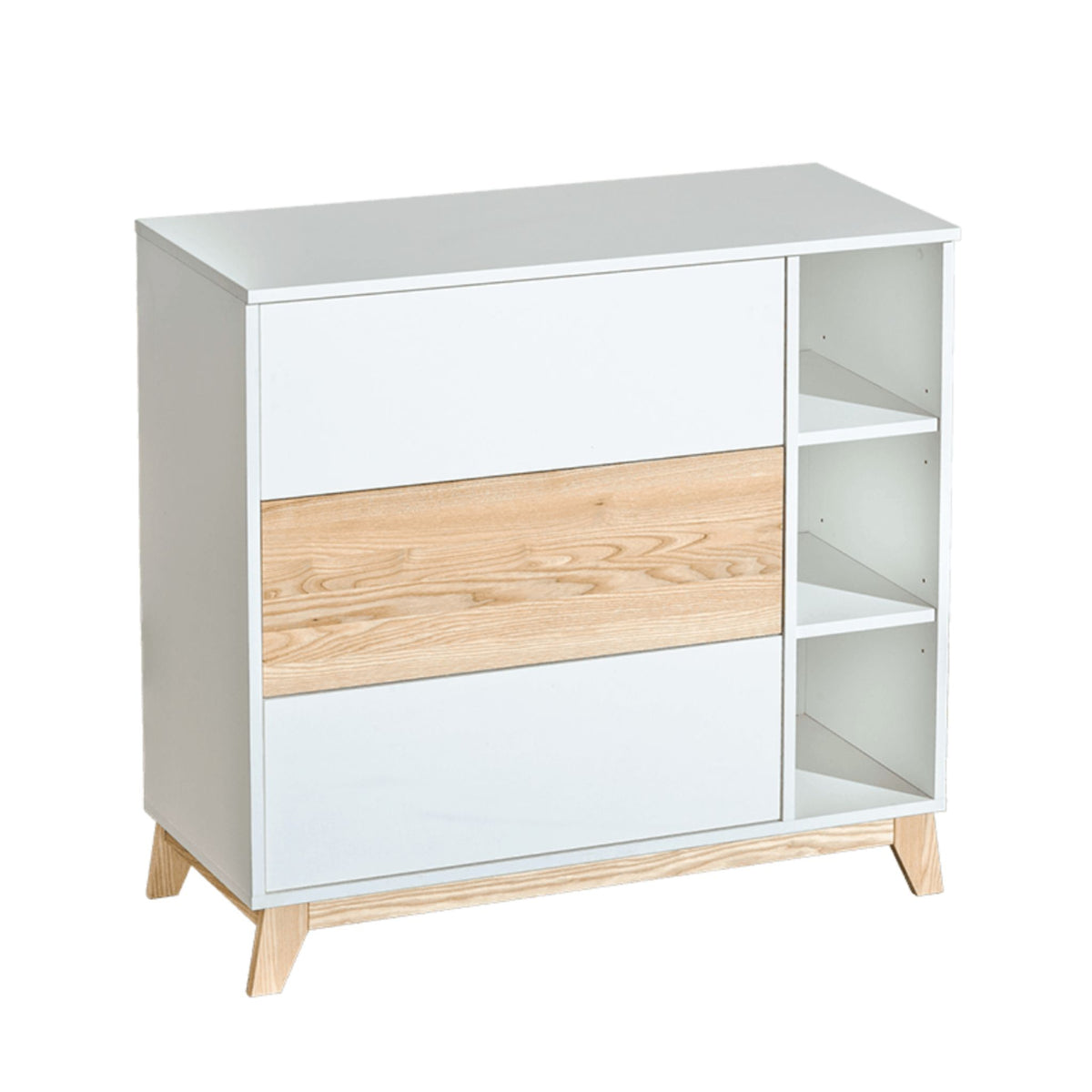 Fjord commode met verschoonblad – zijaanzicht