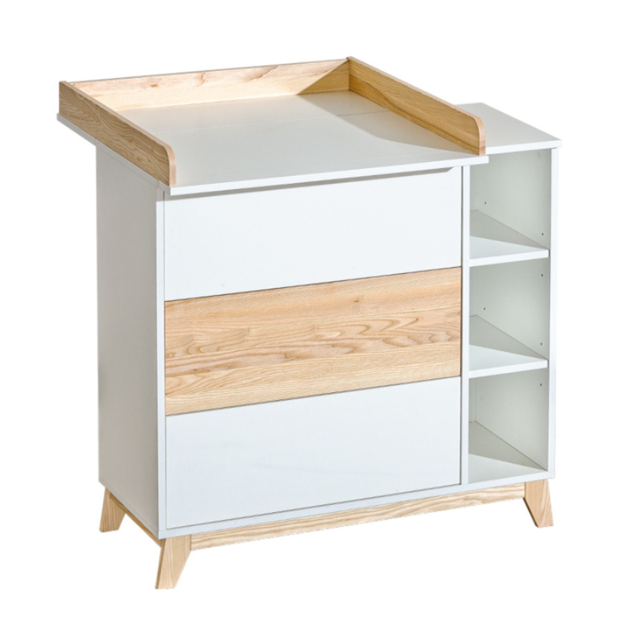 Fjord commode met verschoonblad – vooraanzicht