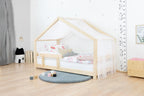 Chiffon dakje voor huisbed in kinderkamer