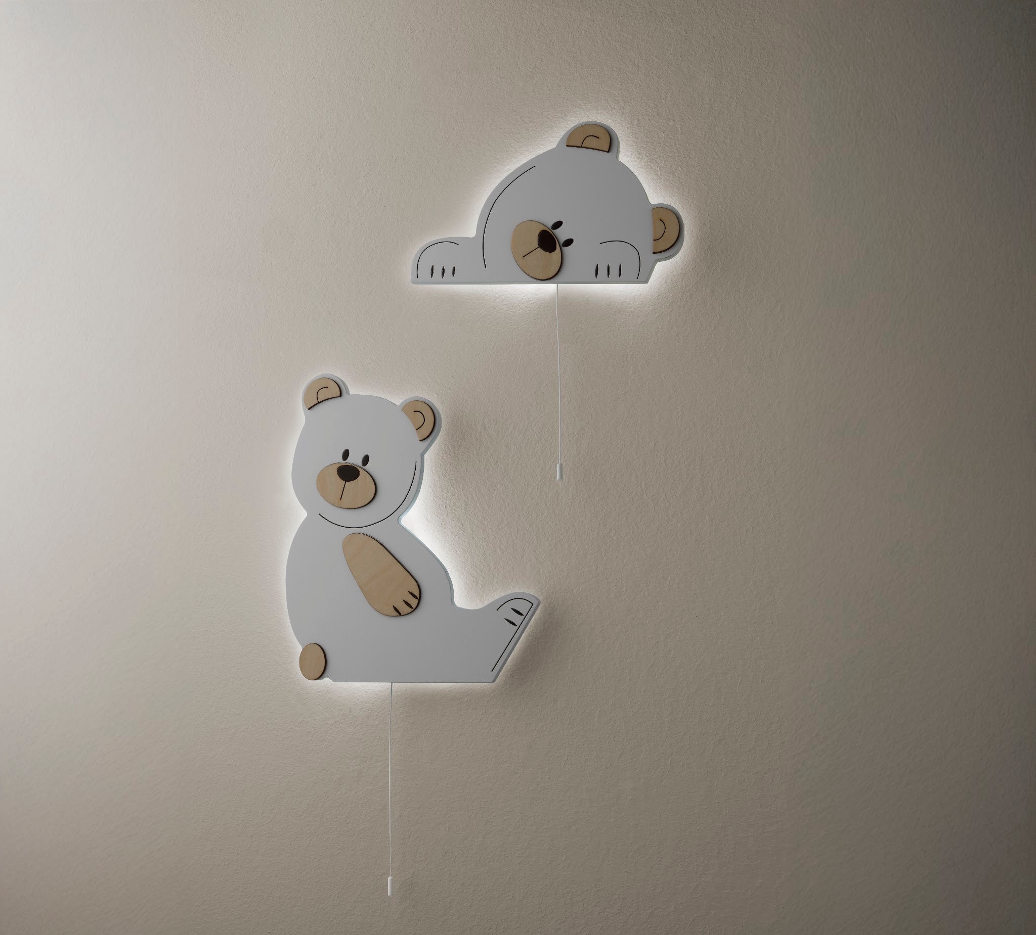 Tijn wandlamp voor de babykamer