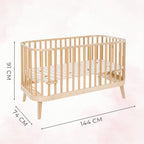 Principal kinderbed hout afmetingen 144x91x74 cm