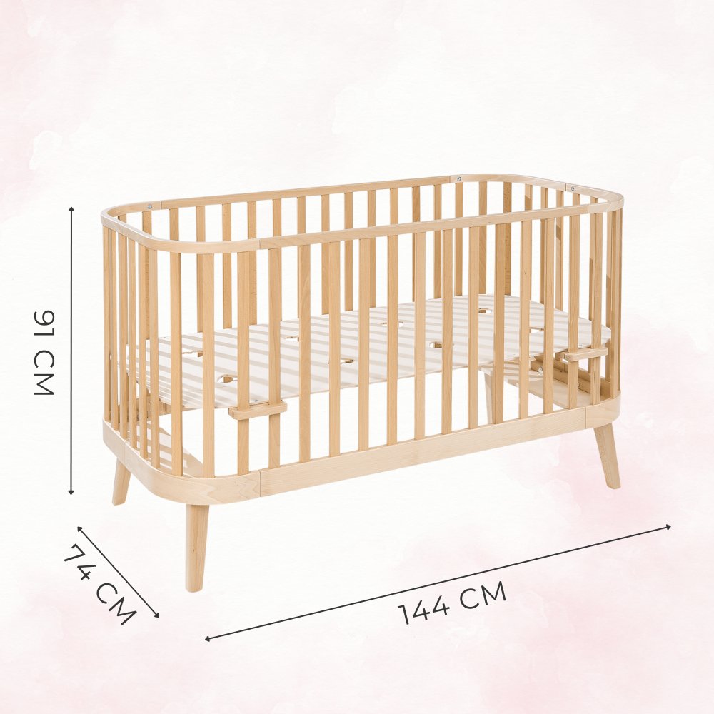 Principal kinderbed hout afmetingen 144x91x74 cm