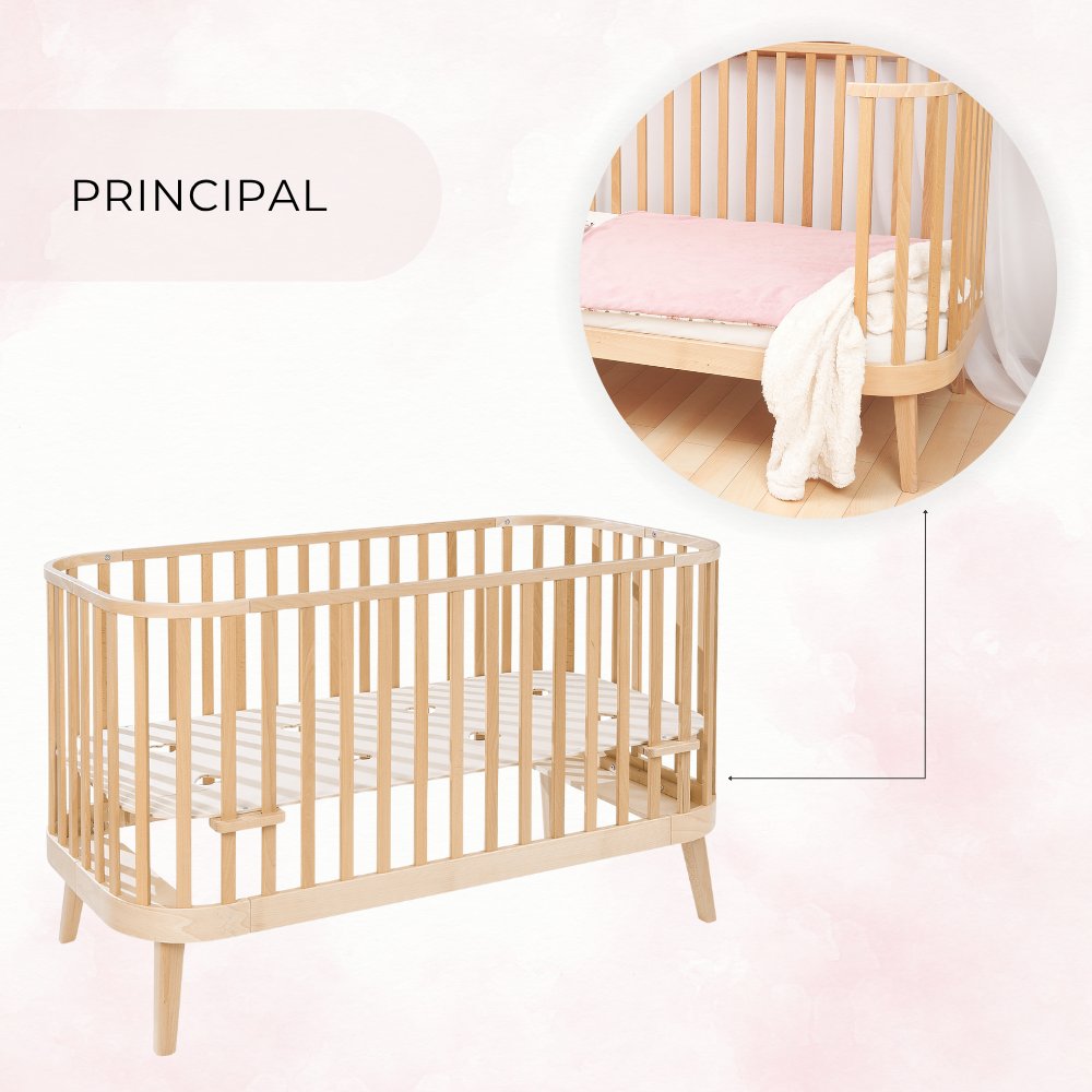 Principal kinderbed hout met sfeerbeeld