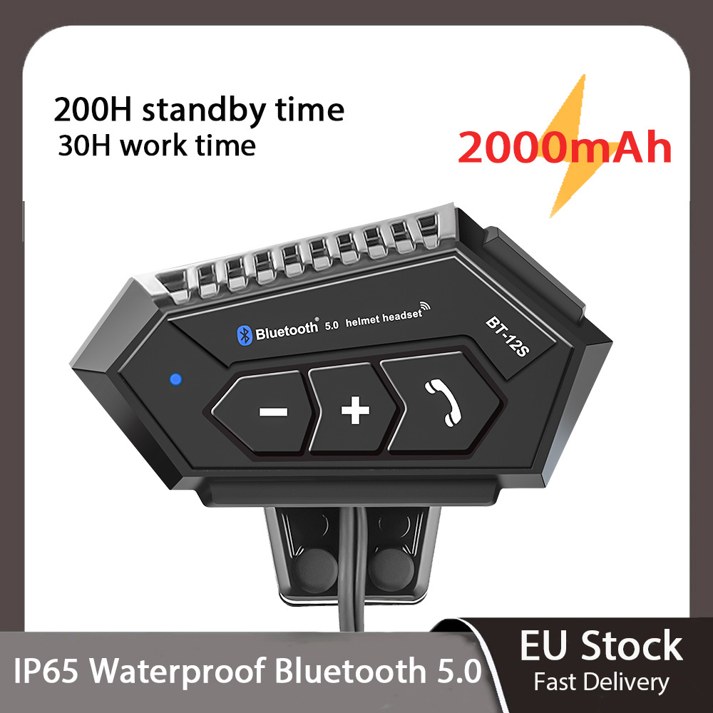 Bluetooth headset motorhelm - foto 4
