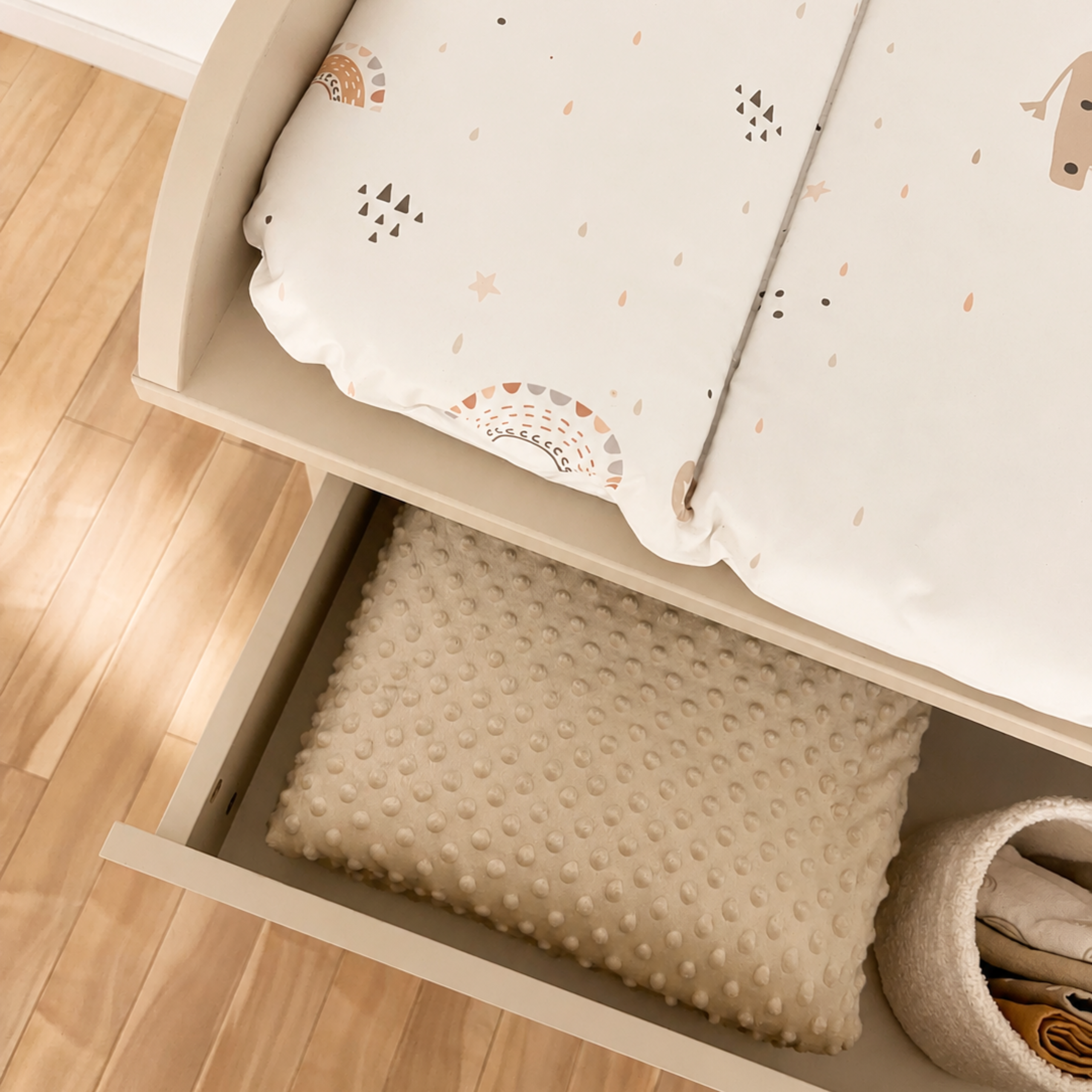 Noor commode cashmere open lade met opbergruimte
