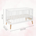 Principal kinderbed wit afmetingen 144x91x74 cm