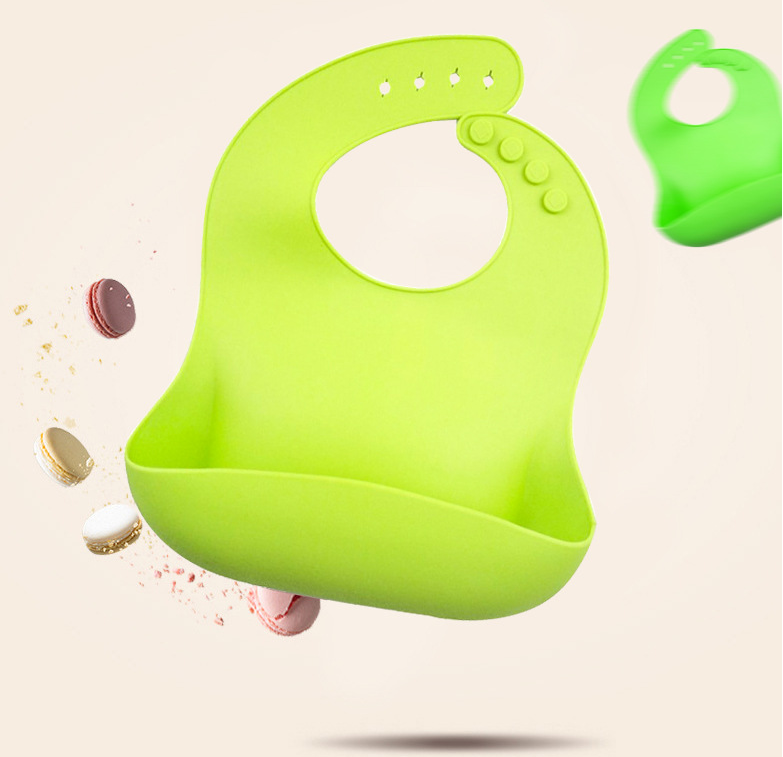 Waterproof siliconen baby slabbetje - foto 7