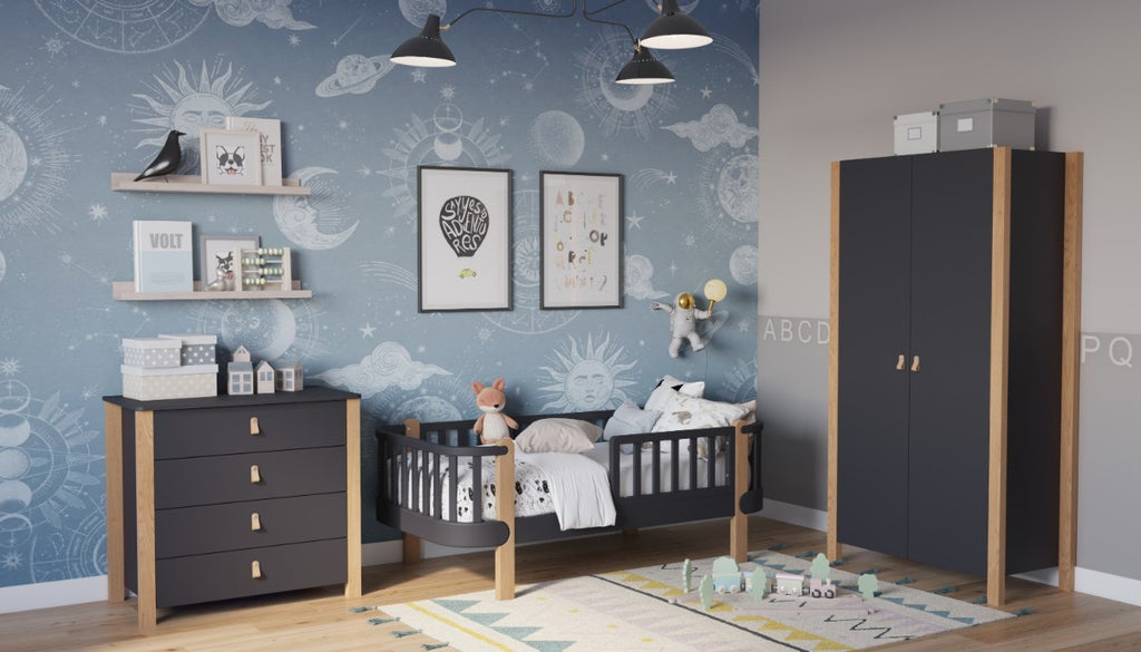 FunnaX Elin peuterbed – Antraciet – aanvullend productbeeld