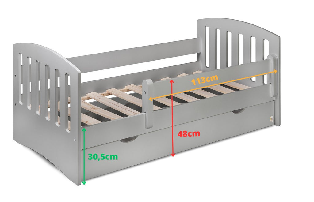 FunnaX Lumi peuterbed – Lichtgrijs – aanvullend productbeeld