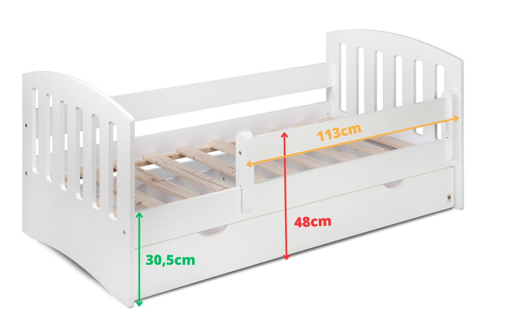 FunnaX Lumi peuterbed – Wit – aanvullend productbeeld