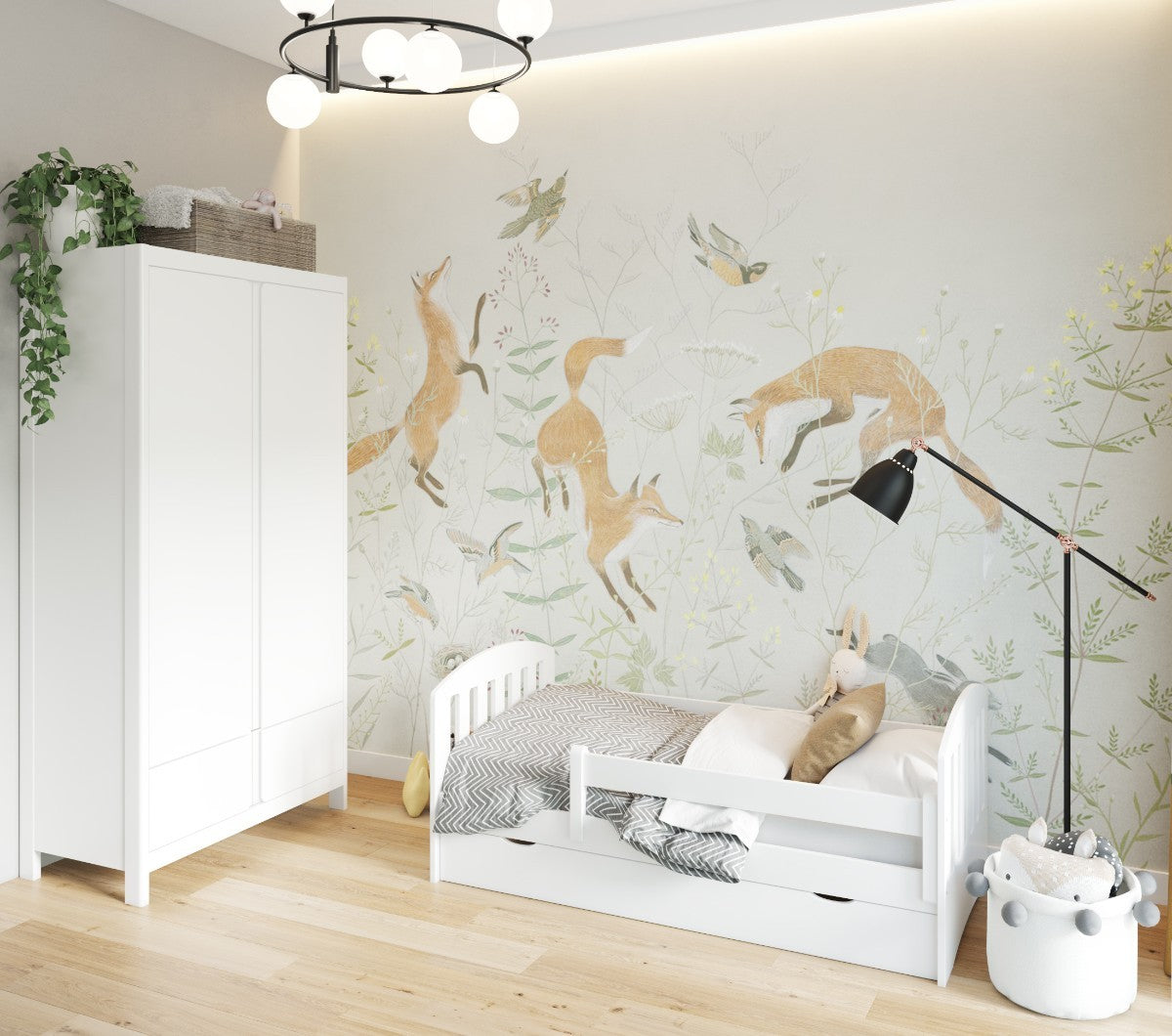 FunnaX Lumi peuterbed – Wit – aanvullend productbeeld