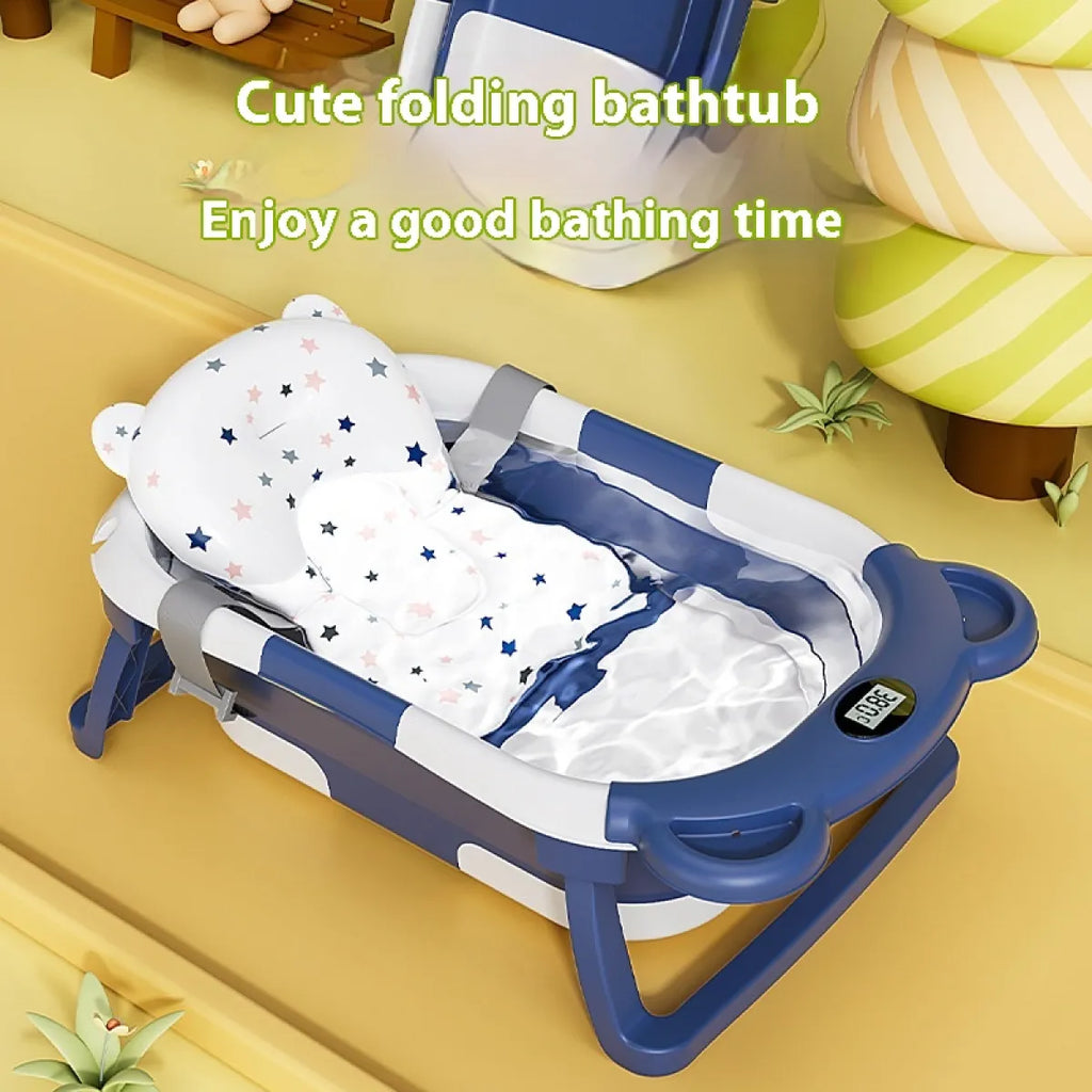 Baby badje met temperatuursensor - afvoerplug