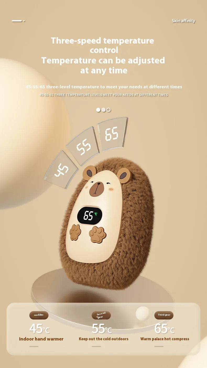 Oplaadbare handwarmer - gebruiksmoment
