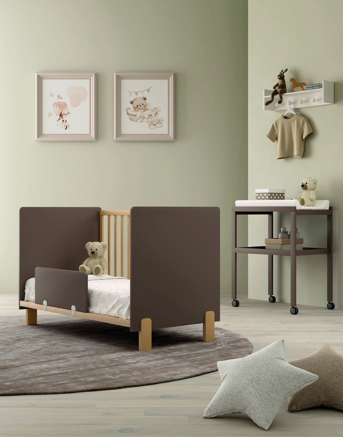 Pim babybed in omgebouwde peuterstand – sfeerbeeld fabrikant 2026