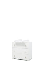 Bas commode met verzorgingsblad en beschermhoes