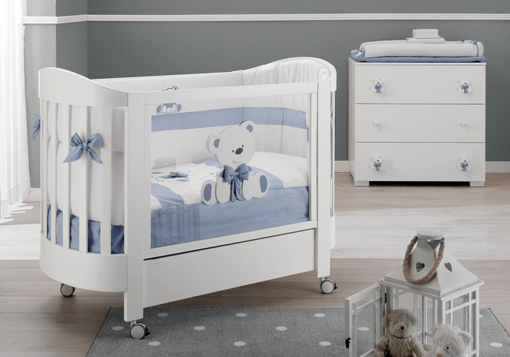 Bas ovaal babybed, vierde uitvoering