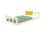 Bo kinderbed met hoofdborden, lage uitvoering in wit