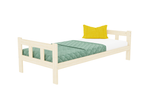 Bo kinderbed met hoofdborden, hoge uitvoering in wit