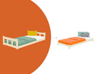 Bo kinderbed met hoofdborden in transparante olie