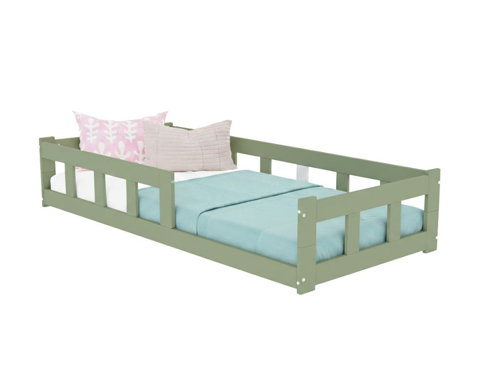 Bo kinderbed met twee zijwanden in de linkeruitvoering