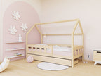 Duin huisbed met opberglade onder het bed