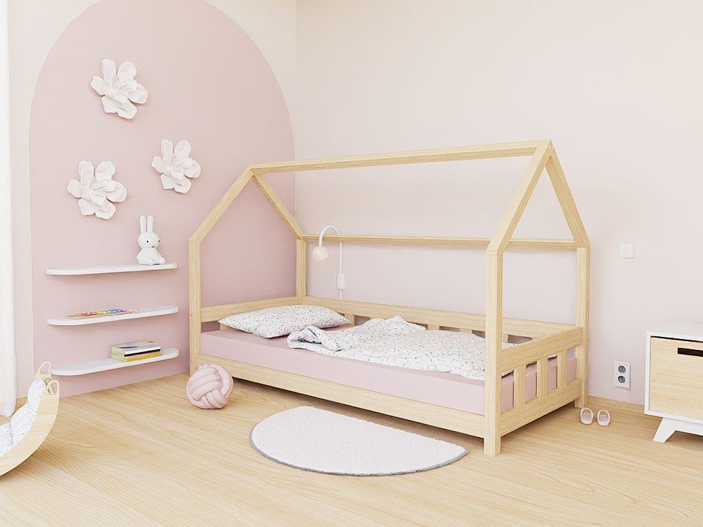 Duin huisbed met zijpaneel en open instap