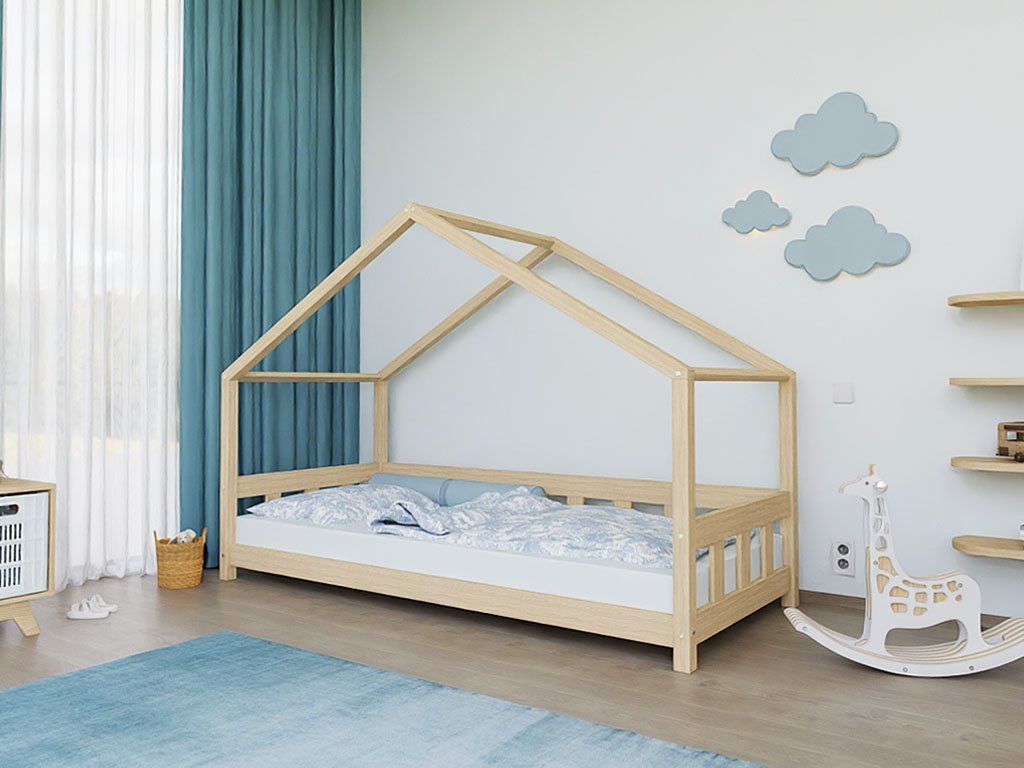 Duin huisbed met voorpaneel en open instap
