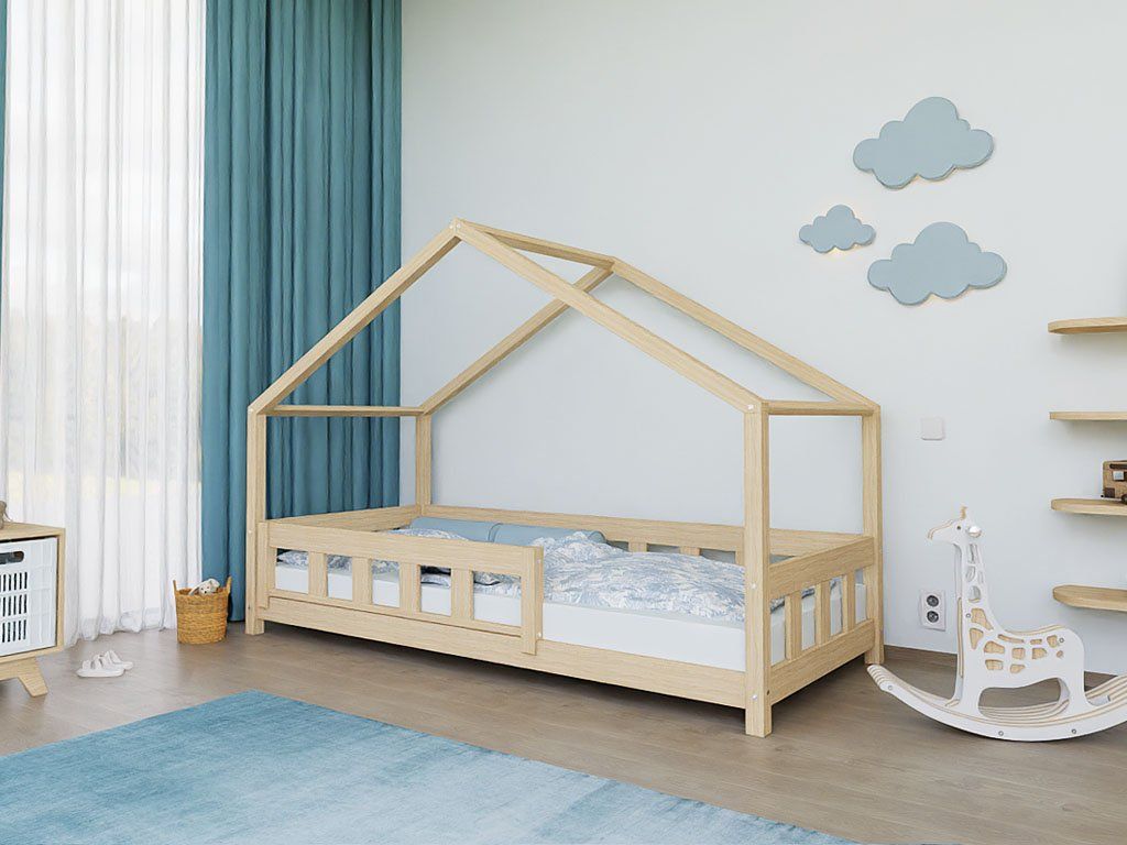 Duin huisbed met voorpaneel en valbeveiliging