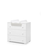 Fien commode in wit met verzorgingsblad